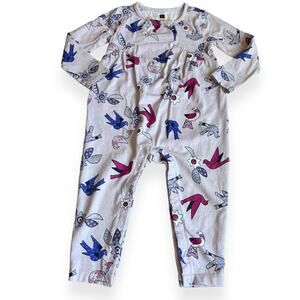 Tea Collection Bird Print Romper